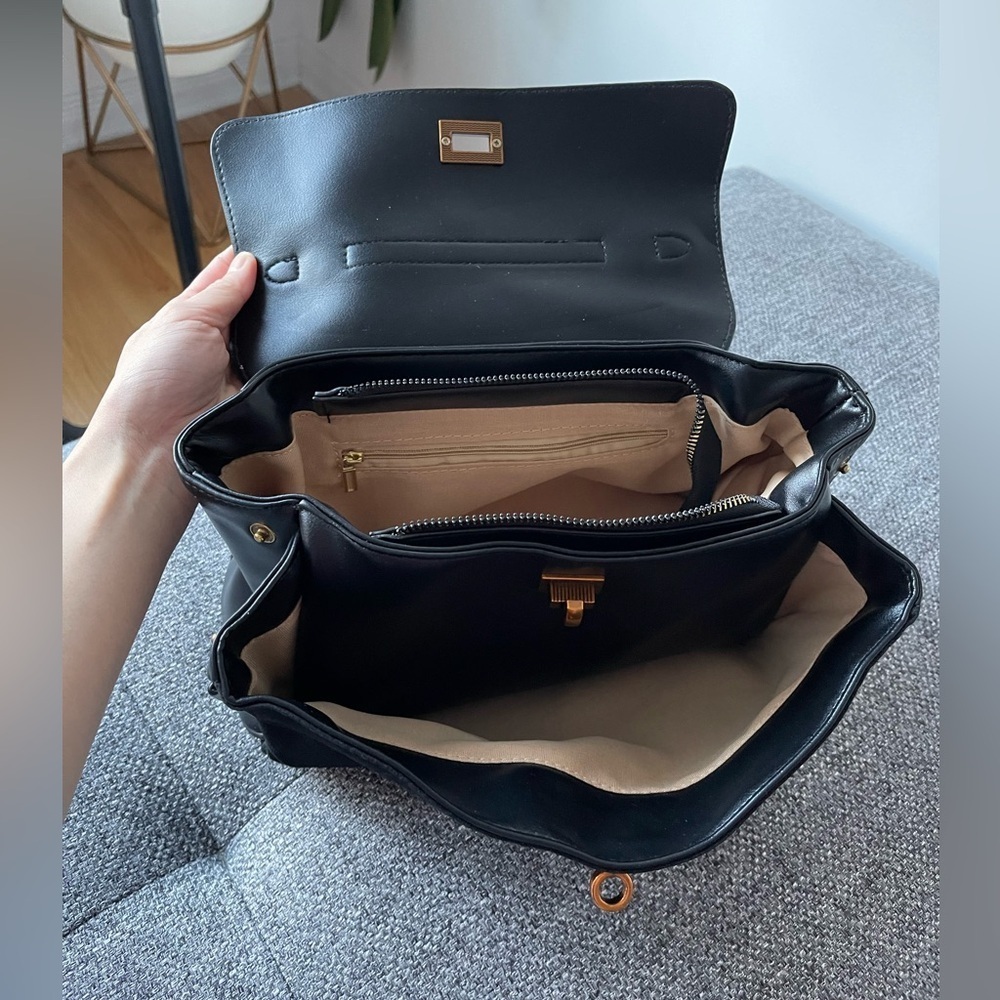 Faux suede mini bag - Picture 6 of 12